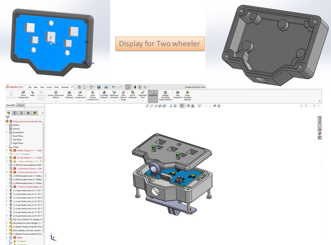 Display for Two Wheeler