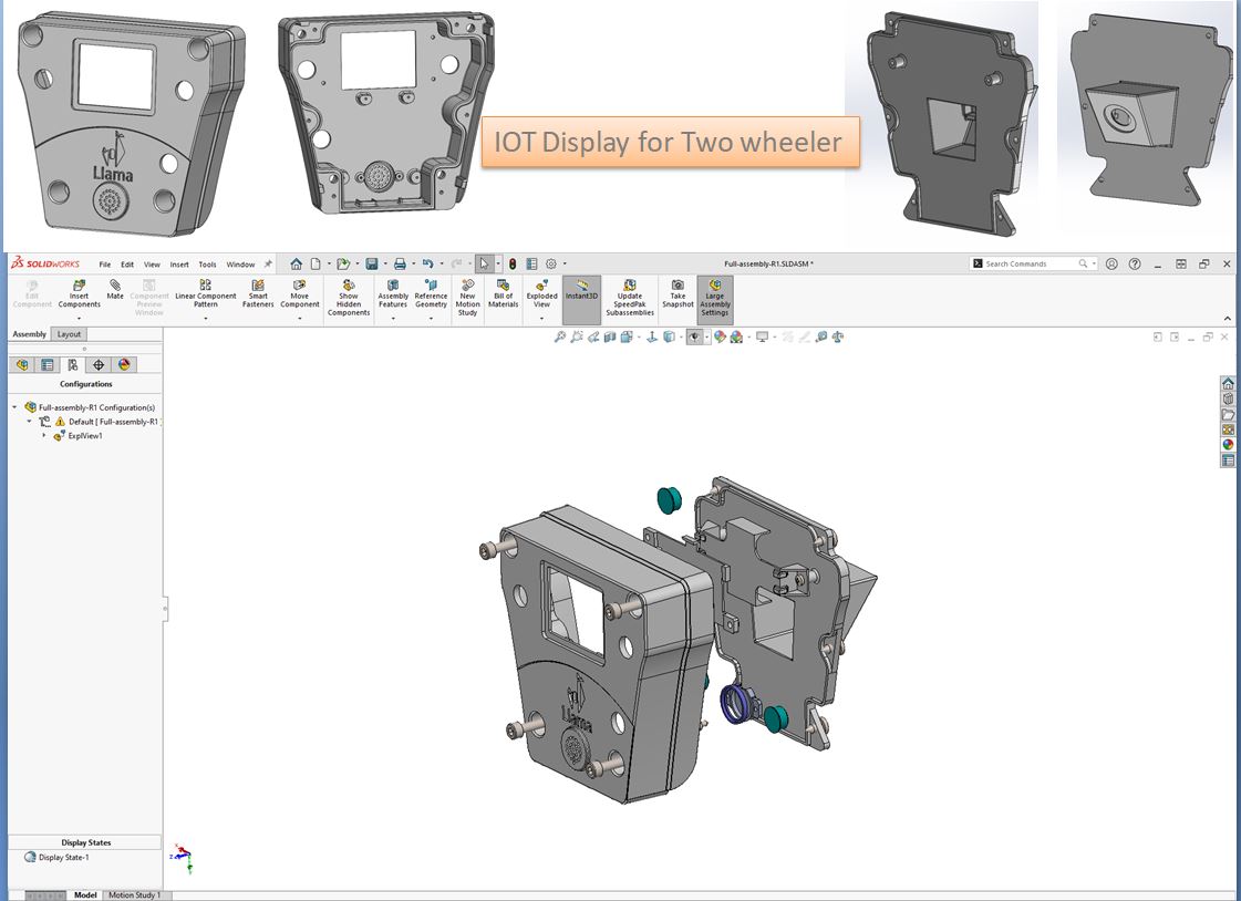 IoT Display for Two Wheeler